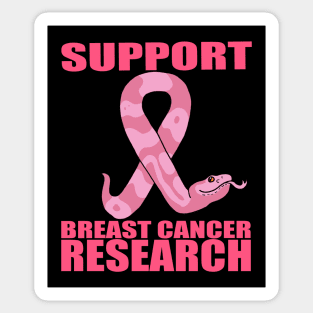 Support Breast Cancer Research, Copperhead Sticker